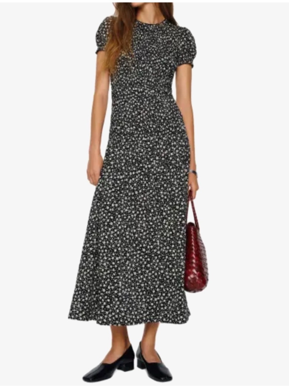 Reformation Kiria Floral Smocked Midi Dress